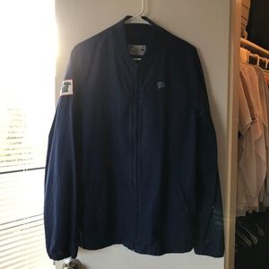 Navy Blue Bomber Jacket
